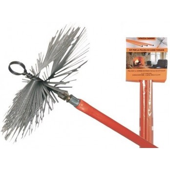Scovolo spazzacamino kit da 2.50 mt